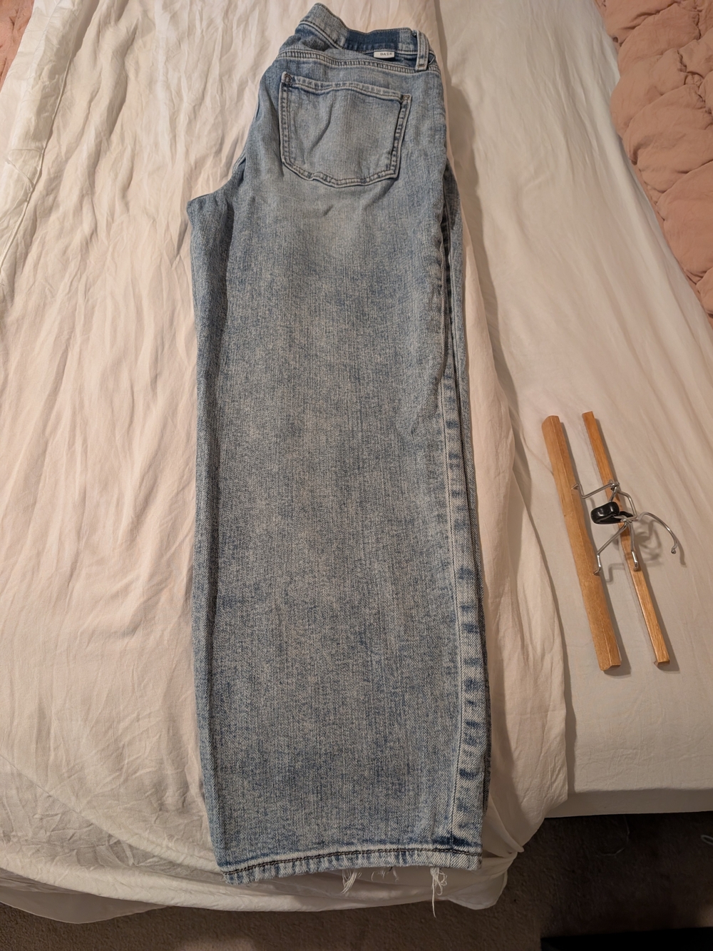 High-Rise Light Wash Straight-Leg Jeans for Women